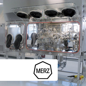 Pharmaceutical Production Plant Biotechnological active ingredient production at the company Merz Group Services