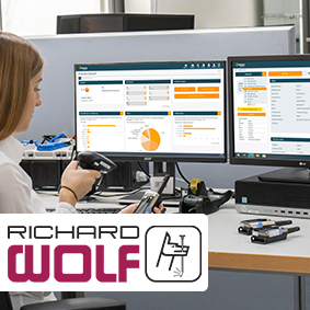 Test equipment management with PRIMAS online Employee creates test equipment in test equipment management system PRIMAS online